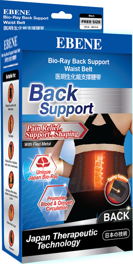 Bio-Ray Back Support Waist Belt - EBENE Singapore